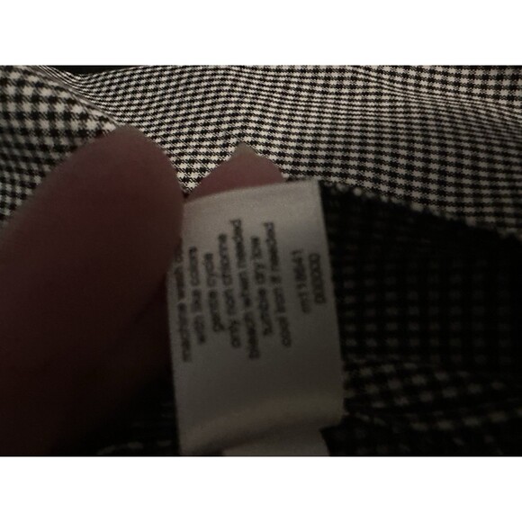 Lane Bryant The Perfect Drape Wide Leg Capri Size 22 Black and White Checkered - Picture 6 of 7